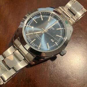 Tissot Silver Power Sicilium 41mm Navy Blue Quartz Men's Watch